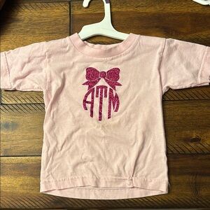 Pink Bow Kids Shirt